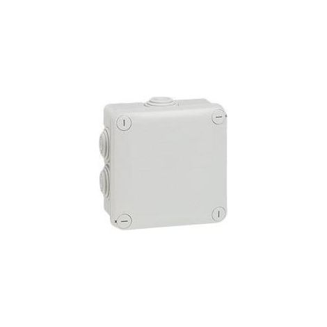 LEGRAND 092022  Scatola plexus quadrata a 7 coni IP55/IK07 105x105x55mm con coperchio opaco con chiusura a vite in termo