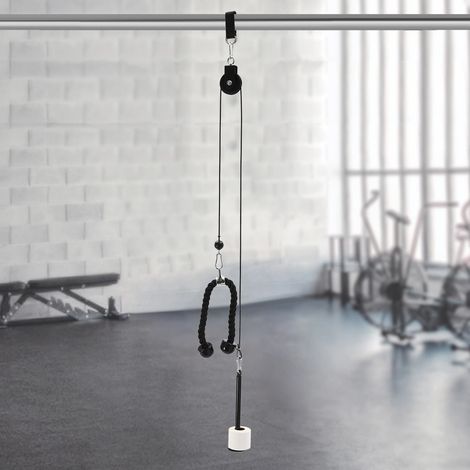 Bricolage portique haute position pull down poulie, outil de poulie de poids de câble, équipement d'entraînement de poids, 220.46lbs (1/5)