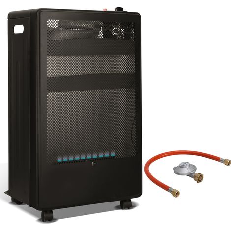 Randaco Mobile Gasheizung für Gasflaschen bis 15 kg mit Regler und Schlauch (1/5)