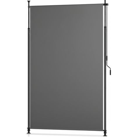 Klemmmarkise Senkrechtmarkise außen KM5, 100x310cm, Anthrazit