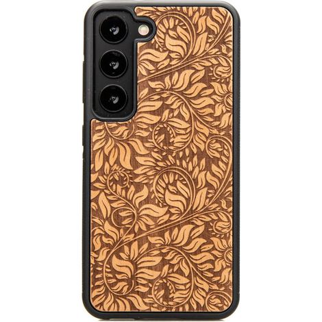 Custodia in legno Bewood per Samsung Galaxy S23 FOGLIE DI MELA (1/4)