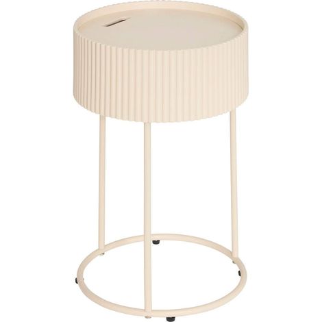 Tavolino juna beige 33x33x48cm - Atmosphera créateur d'intérieur