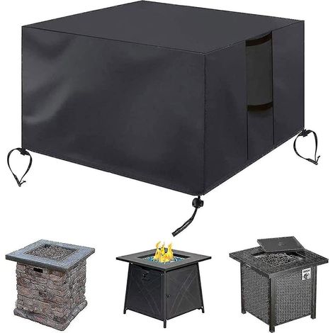 Housse de meuble Betterlifefg, Housse pour foyer extérieur carré imperméable (1/5)