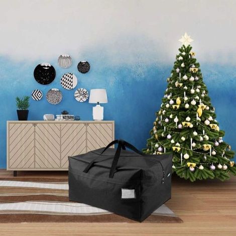 Sac De Rangement Étanche - Tissu Oxford 600D - Pour Couettes Oreillers Couvertures - Garage Grenier Étagères - 70x42x35 cm - Lot De 1 (1/5)