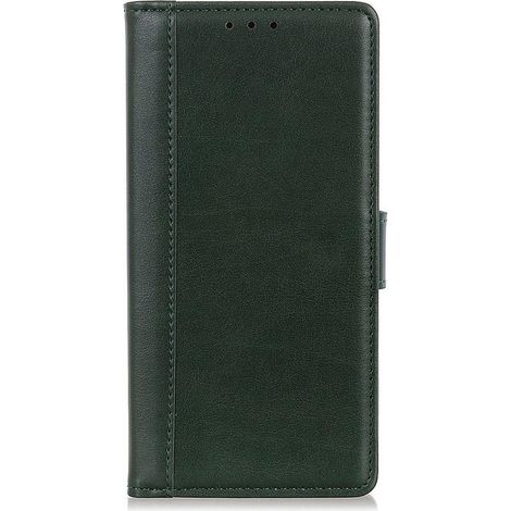 Étui portefeuille pour Samsung Galaxy A31 - Motif grain - Vert - Coque avec rangement cartes (1/5)