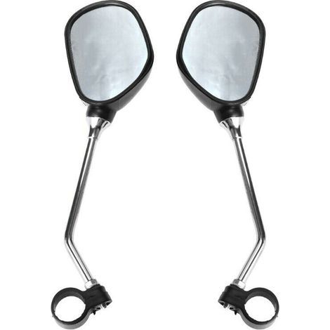 1 Paire Rétroviseur Vélo Guidon Réglable, Miroir de Vélo Incassable (1/5)