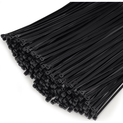 1000 Pièces Collier de Serrage 150 x 4,8 mm, Serflex Noir Resistant à La Traction De 23kg, Attache Câble Durable Résistant au UV Bien Pour Gérer les Câbles, Jardinage, Atelier (1/5)