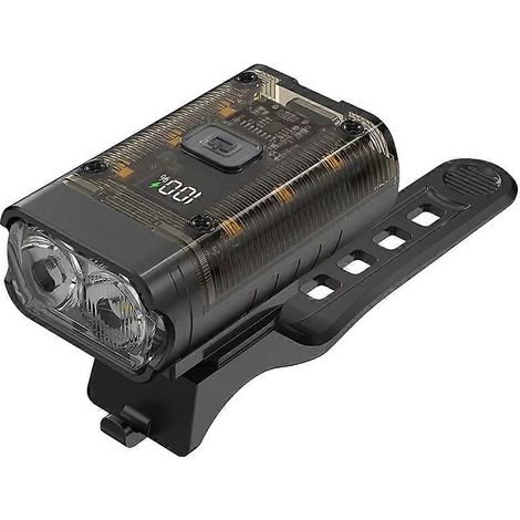 Lampe de vélo LED T6 rechargeable par USB, phare avant avec feu arrière, lampe de sécurité pour vélo et scooter B (1/5)