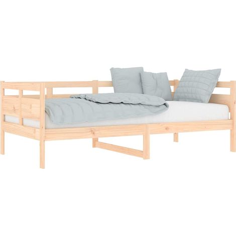 Dormeuse in Legno Massello di Pino 90x190 cm vidaXL (1/4)