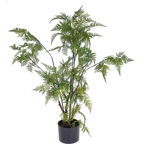 Pianta Artificiale Felce con Vaso Altezza 80 cm