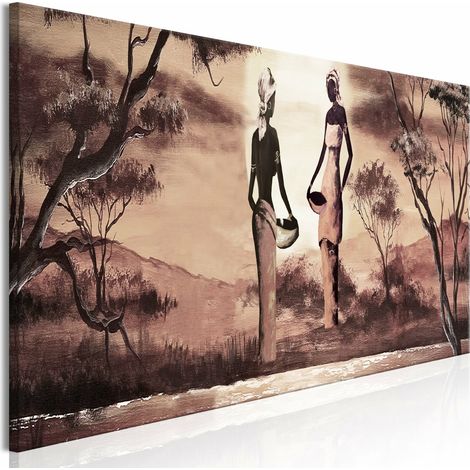 Tableau femmes actives étroites - 120 x 40 cm (1/4)