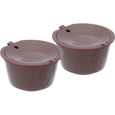 Lot de 2 filtres à café réutilisables en ABS, accessoires pour la maison, le bureau et le café (1/5)
