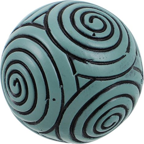 Sphères de jardin zen pour la méditation, boules de sable en résine à motif spiralé (1/5)