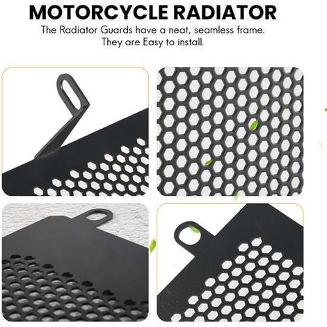 Motorcycle radiator mesh suitable for 13-19 year old Honda CB500X and CB500F motorcycles. (1/4)