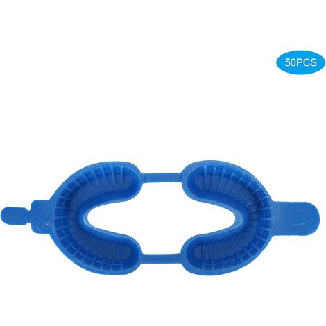 50 pièces Plateau Fluorure Jetable Double Arc pour Soins Dentaires (1/5)
