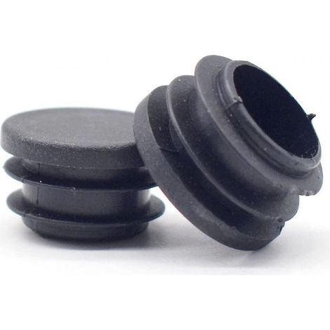 Lot de 30 Embouts, Plastique Noir, Diamètre 22 mm, Résistant à la Corrosion, Pour Meubles Intérieur et Extérieur (1/5)