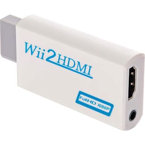 convertisseur Wii vers HDMI blanc, adaptateur Wii vers HDMI, convertisseur Wii 2 vers HDMI HD, Wii 2 HD MI (1/5)