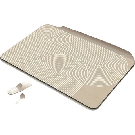 Alfombrilla de tierra de diatomeas, absorbente, antideslizante, 8, 40x60cm-a (1/2)