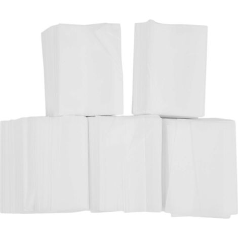 500 sachets de thé pliables en fibre de maïs naturelle écologique et biodégradable, pour infusions (7 x 10 cm). (1/5)