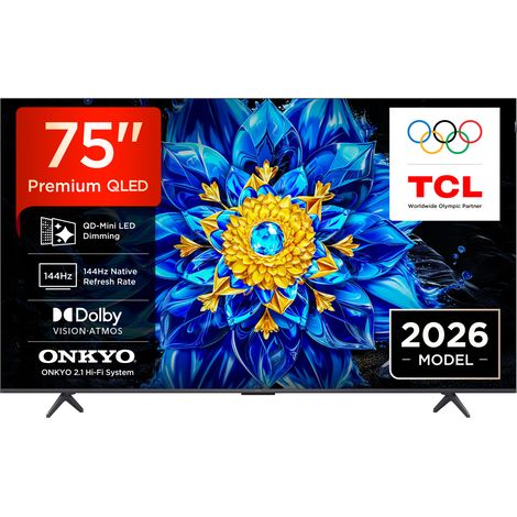 Televisor TCL P8L 75P8L de 190,5 cm (75") 4K Ultra HD Smart TV Wifi Negro 450 cd / m² (1/4)