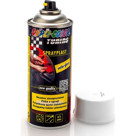 Spray caoutchouc blanc brillant Sprayplast aérosol 400 ml Motip