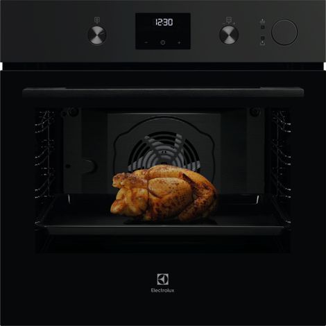 Electrolux KOCGH60TH Forno A vapore SenseCook con SteamCrisp. Dimensione del forno: Media, Tipo di forno: Forno elettrico, Capacità interna forno totale: 72 L. Posizionamento dell'apparecchio: Da i...