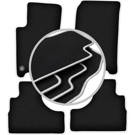 Tapis de sol Carlux argentés pour : Jeep Cherokee Liberty KJ tout-terrain (2002-2007) (1/5)