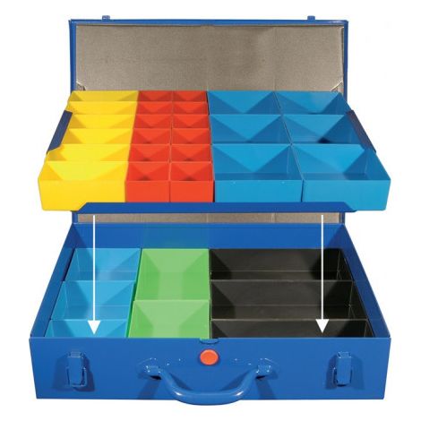 Mallette de rangement l.440xP330xH95 mm 32 compartiments
