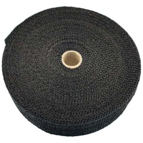 VURAHOME - 5m Noir Haute Isolation Thermique Tuyau , XU,D'échappement Wrap Bande Tissu pour Voiture Moto, produit qualité supérieure, durable et fiable, matériaux sélectionnés - (1/4)