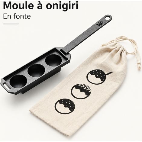 Poêle à Takoyaki en Fonte Plaque de Cuisson Boulettes Barbecue et Camping Non Électrique 800 g – Livraison gratuite (1/5)