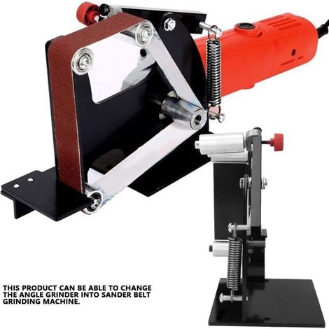 Sanding belt sander accessories, 50mm wide belt sander attachment, polishing machine with adapter for wood, metal, stainless steel polishing, grinding (M-14) (1/5)