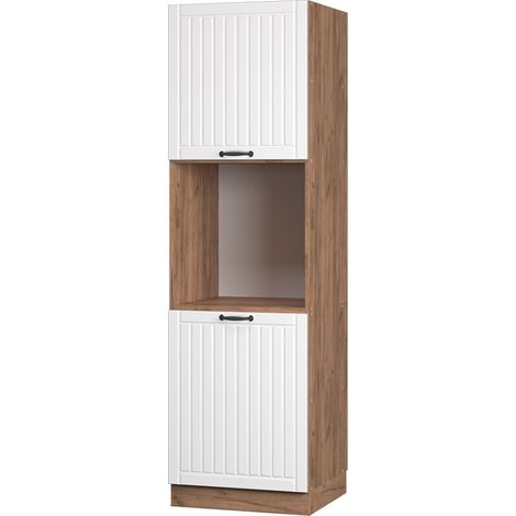 Meuble pour four Fame-Line, Blanc campagne, 60cm ouvert, Vicco