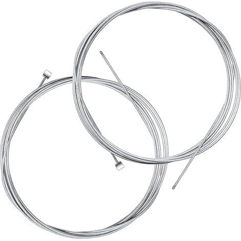 Lot de 2 Câble de Frein Vélo, Câble de Frein Intérieur pour Vélo de Montagne, Devant et Derrière Câble de Frein Vélo (1/5)