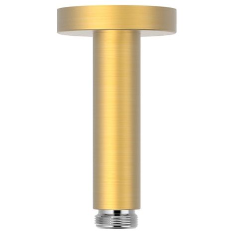 TRES 13452102OM COMPLEMENTOS DE DUCHA Brazo A Techo Color Oro Mate 24K - ref: 13452102OM (1/2)