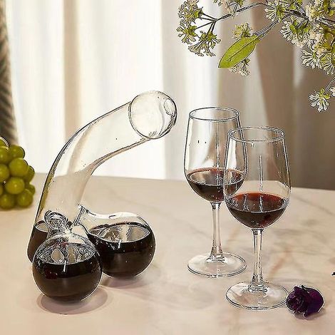 Carafe à whisky en verre, cadeau d'anniversaire pour homme, idéale pour une fête autour de l'alcool. (1/5)