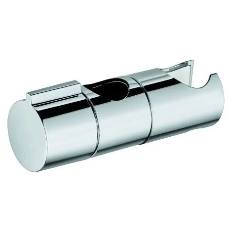 GROHE Curseur 48609, pour barres de douche Tempesta, pour le réglage en hauteur de la douchette, avec support pivotant, chrome, 48609000