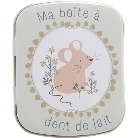 Boite à dents de lait en métal
