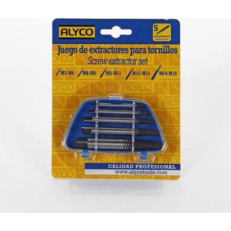 JUEGO DE EXTRACTORES PARA TORNILLOS (1/5)