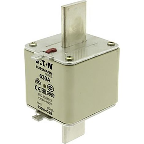 Eaton 630NHG3B NH-Sicherung mit mechanischer Sicherungsanzeige Sicherungsgröße = 3 630 A 500 V 3 (1/3)