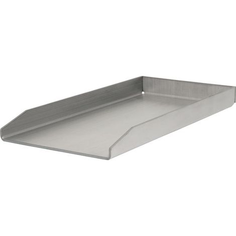 BBQ-Toro Plaque de grill en acier inoxydable 26 x 43,4 cm Plancha de BBQ Plaque à griller (1/4)