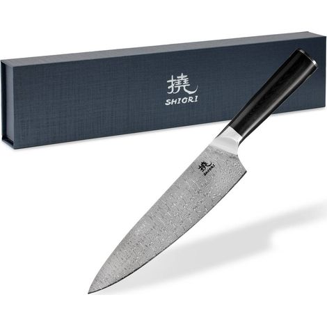 Shiori 撓 Yasashi-sa Sifu - cuchillo de chef profesional (1/4)