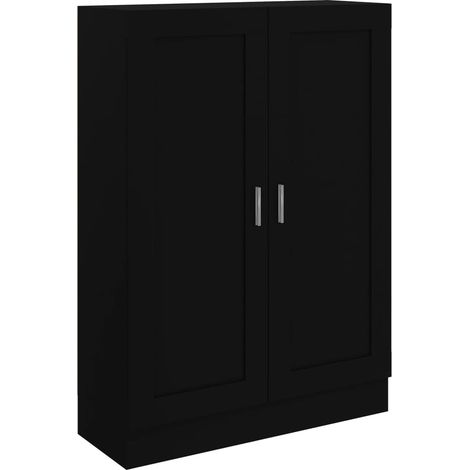Maison Exclusive - Libreria Nera 82,5x30,5x115 cm in Legno Multistrato