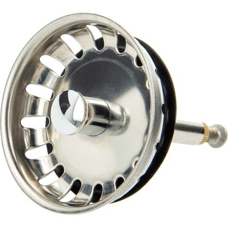 tecuro Siebkörbchen Siebkorb Ø 54 mm mit Metall-Führungsstange 8 mm und Höhenverstellung (1/5)