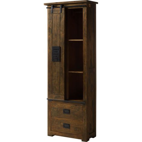 Armoire en bois de manguier huilé RAILWAY 484