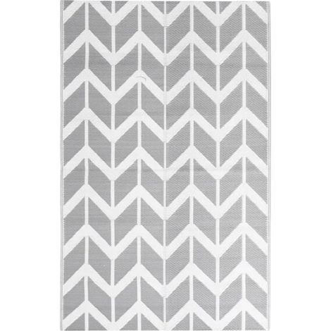 Tapis d'extérieur gris ARAKIL 120x180 cm PP (1/5)
