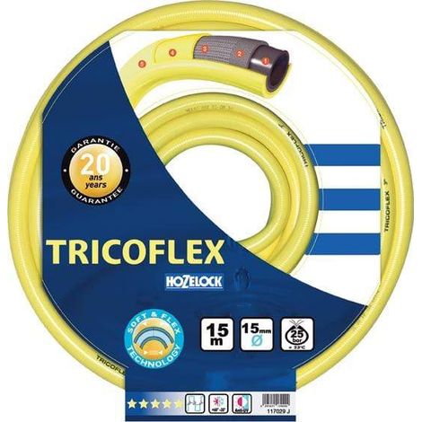 Hozelock Tricoflex — Manguera de Jardín Multicapa Anti-Torsión Hozelock Original 25m15mm 25m