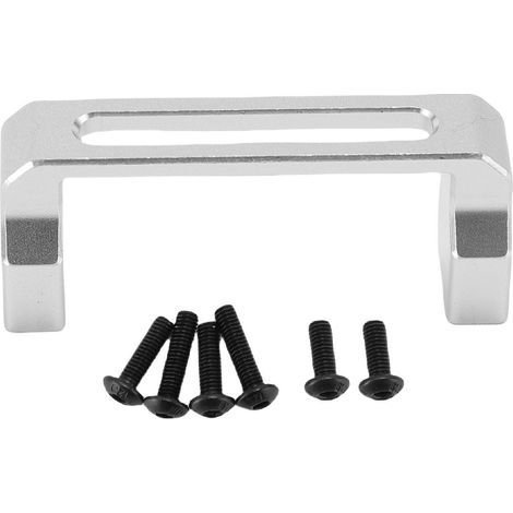 Croboll Supporto Servo MK07 – Ammortizzatore Vibrazioni, Montaggio Stabile – Alluminio Argento – Design Elegante – Ideale per Modellismo RC (1/4)