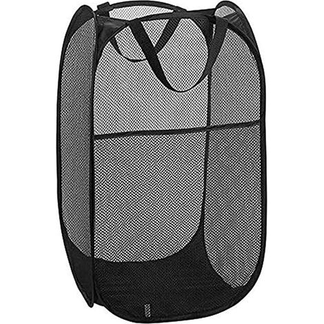 Panier à linge pliable - 60 x 36 cm - Panier à linge en maille respirante - Panier de tri du linge (1/5)