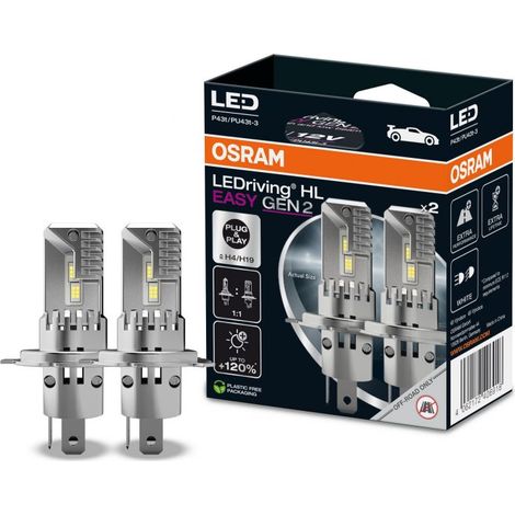 Kit 2 ampoules LEDriving HL EASY GEN2 H4/H19 ECO PACKAGING Osram 64193DWESY2-2HB (1/5)