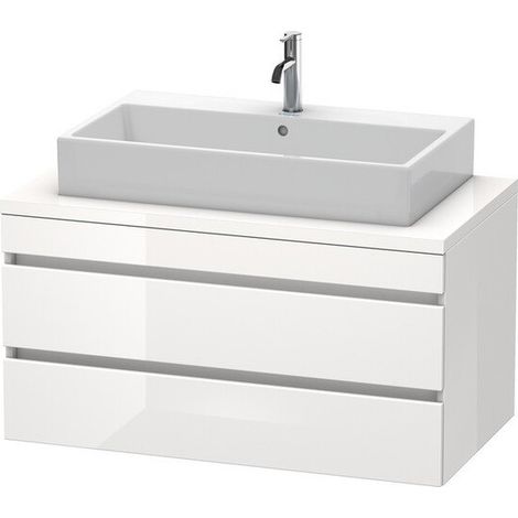Consola base DURASTYLE 512x1000x548mm blanco brillante / basalto mate